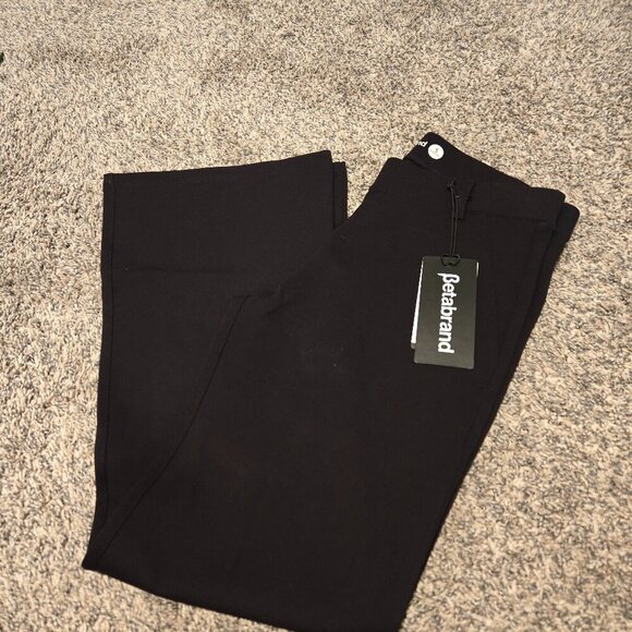 NWT Betabrand Dress Yoga Pants Black SP - Picture 1 of 5